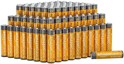 Amazon Basics 100-Pack AAA Alkaline High-Performance Batteries, 1.5 Volt, 10-Year Shelf Life