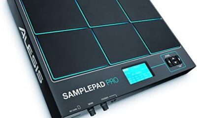 Alesis SamplePad Pro – Percussion and Sample-Triggering Instrument With 8 Velocity Sensitive Drum Pads, 200+ Built-in Sounds