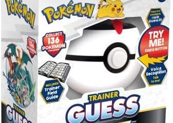 Pokemon Trainer Guess – Champion Pokemon Toy, I Will Guess It! Electronic Voice Recognition Guessing Brain Game Pokemon Go Digital Travel Board Games Toys