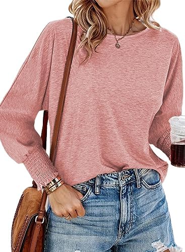 Dokotoo Long Sleeve Tops for Women 2023 Sexy Womens T Shirts for Women Fitted Shirts Tight Basic Tee