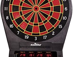 Arachnid Cricket Pro Tournament-Quality Electronic Dartboard with Micro-Thin Segment Dividers for Dramatically Reduced Bounce-Outs and NylonTough Segments for Improved Durability and Playability