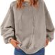 SHEWIN Womens Hoodies Casual Long Sleeve Lightweight Pullover Tops Loose Hooded Sweatshirt