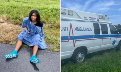 Florida woman in hospital gown arrested after allegedly stealing ambulance