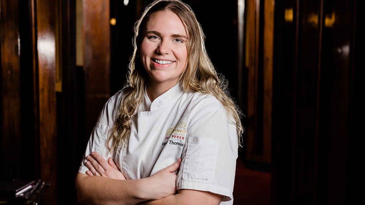 Pastry chef Hannah Thomas