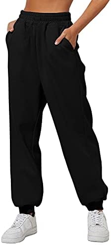 Yovela Womens High Waisted Baggy Sweatpants 2023 Fall Jogger Pants Y2k Trendy Lounge Trousers with Pockets