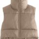 AUTOMET Puffer Vest Women Cropped Sleeveless Warm Lightweight Outerwear Winter Fall Jacket Coats Clothes Outfits Fashion 2023