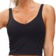 THE GYM PEOPLE Womens’ Sports Bra Longline Wirefree Padded with Medium Support