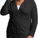 JUST MY SIZE Women’s Plus Size Full, Lightweight Zip-up Hoodie