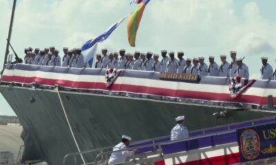 U.S.S. Jack H. Lucas officially commissioned into service in Port Tampa Bay