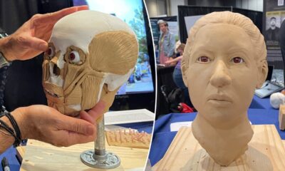 VIDEO: Facial reconstruction sculptor rebuilds child victim in bid to identify Jane Doe