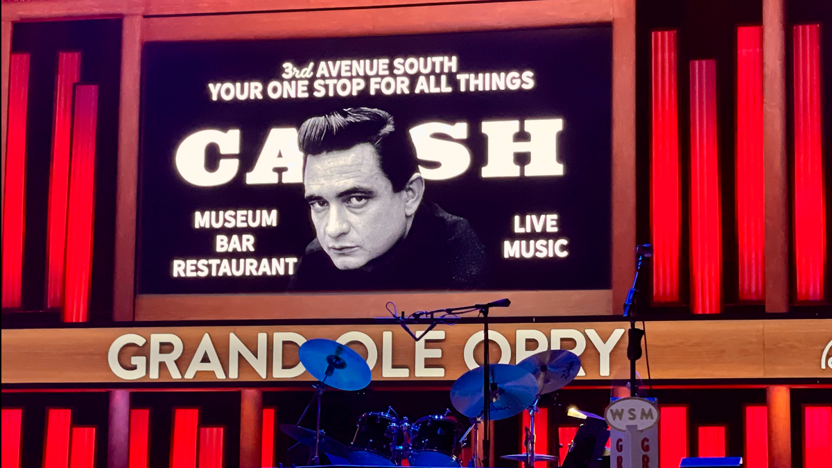 Johnny Cash's image in Nashville
