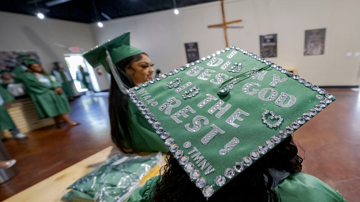 Mortar cap of graduate.