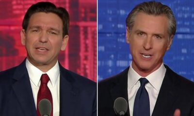 WATCH: Gavin Newsom repeatedly says he was insulted, offended by Ron DeSantis