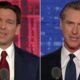 WATCH: Gavin Newsom repeatedly says he was insulted, offended by Ron DeSantis