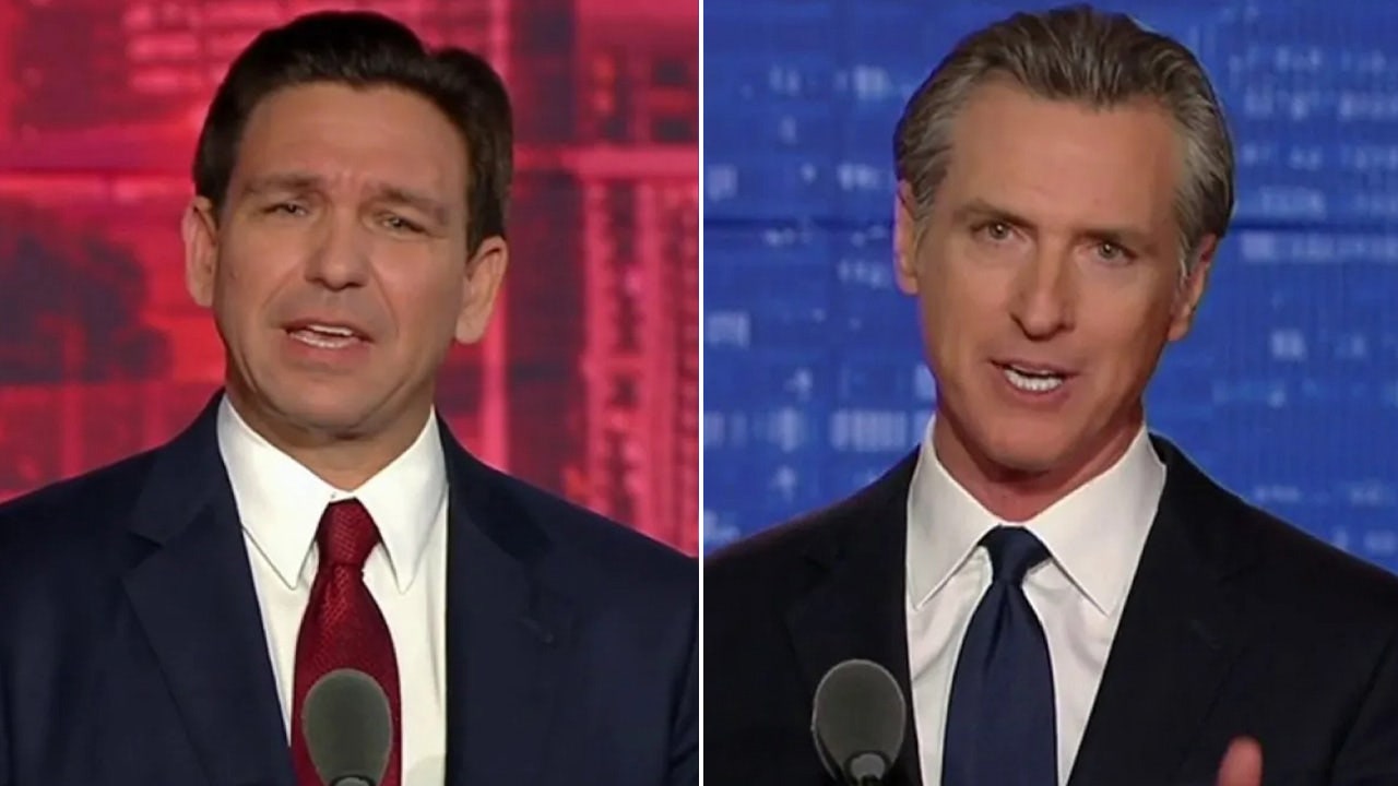 WATCH: Gavin Newsom repeatedly says he was insulted, offended by Ron DeSantis