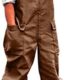 Men’s Denim Bib Overalls Fashion Casual Jean Pants Relaxed-Fit Vintage Pants Outdoor Workwear Jumpsuit With Pockets