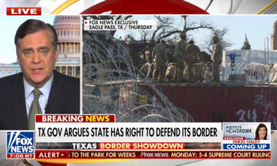 Feds have legal 'upper hand' over Texas despite Biden creating 'existential crisis' at border, says Turley