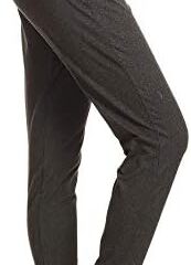 Leggings Depot Women’s Relaxed-fit Jogger Track Cuff Sweatpants with Pockets for Yoga, Workout