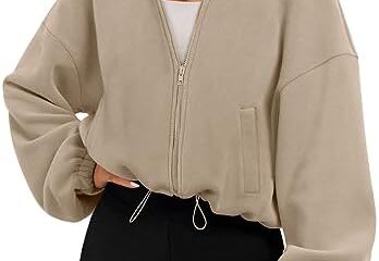 AUTOMET Womens Zip Up Hoodies Oversized Sweatshirts Long Sleeve Crop Sherpa Fall Outfits Fashion Clothes 2024