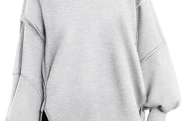 Trendy Queen Womens Oversized Crewneck Sweatshirts Hoodies Fall Outfits Fashion Teen Girls Y2k Winter Clothes