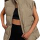AUTOMET Womens Puffer Vests Bubble Jackets Sleeveless Puffy Long Down Coats Outerwear Quilted Winter Plus Size Clothes Pocket