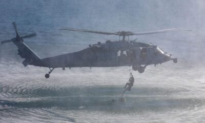 US Navy helicopter crashes into bay during training exercise in Southern California
