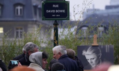 Paris names street after David Bowie on what would be his 77th birthday