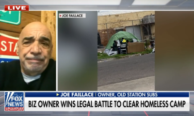 Sub shop owner wins battle to remove homeless camp outside store after 'defecation, fornication', 'deaths'