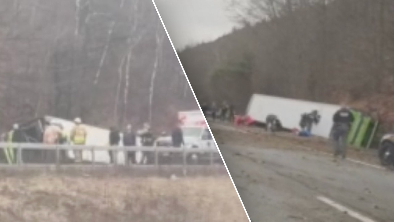 1 person dead, 11 injured following New York City-bound tour bus rollover