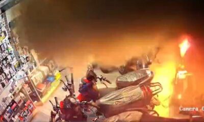 E-bike battery explodes, burns out NYC store: video