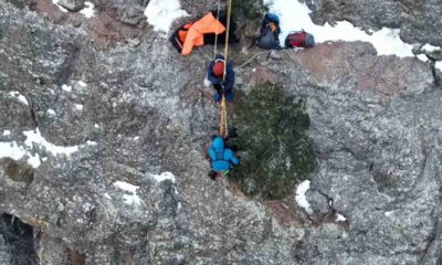 Colorado Springs hiker rescued from steep canyon ledge in 'dangerously low' temperatures