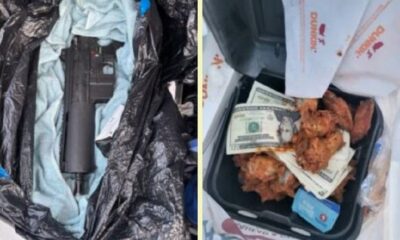 Florida felon on run found with fake cash inside box of chicken wings and gun, authorities say