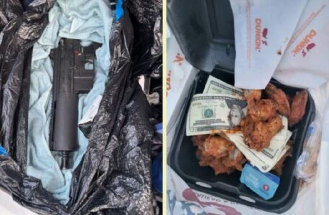 Florida felon on run found with fake cash inside box of chicken wings and gun, authorities say