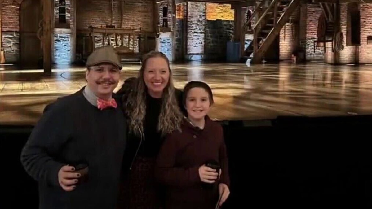 The Stippick family at a Broadway show