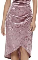 GUESS Women’s Velvet Cowl Neck Slip Dress, Mauve