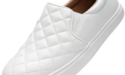 STQ Loafers for Women Memory Foam Slip On Sneakers Comfort Fall Shoes