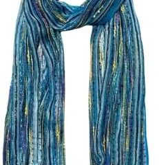 Humble Hilo Multi-Colored Scarf/Shawl for Women Lightweight Head or Neck Scarf