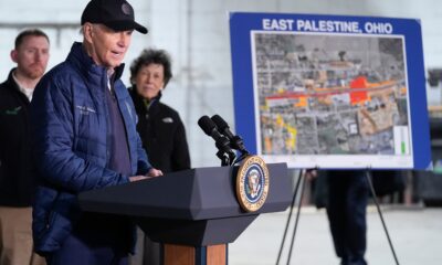 Biden shredded online for making his first visit to East Palestine 'a year too late'