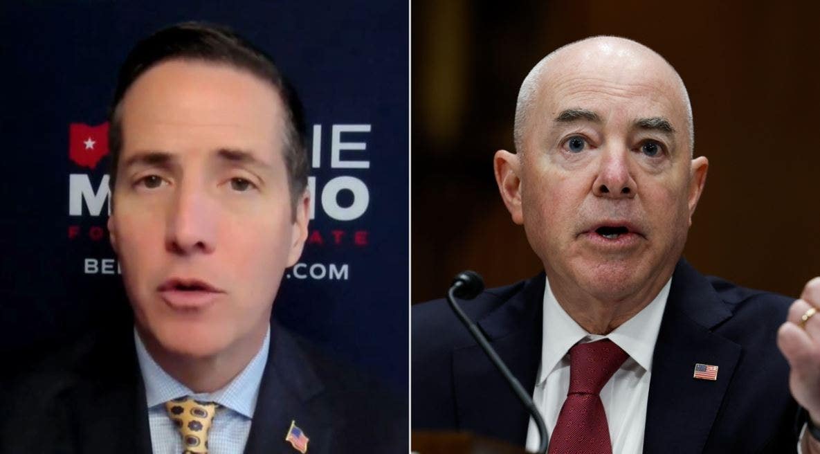 Ohio Senate candidate says GOP impeaching 'traitor' Mayorkas a 'no brainer': 'Grotesquely unqualified'