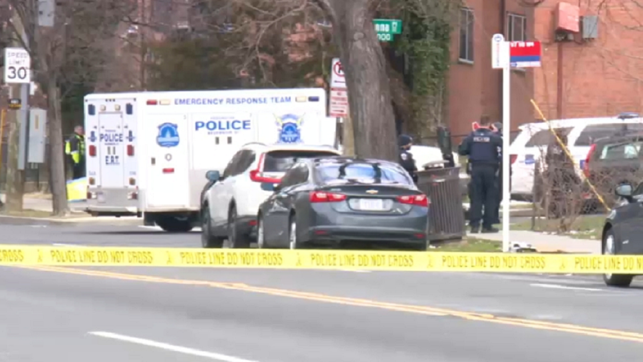 Suspect in custody after hours-long barricade, 3 Washington, DC police officers shot
