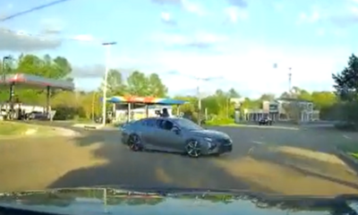 Dashcam video captures driver avoiding Jackson, Mississippi, shootout