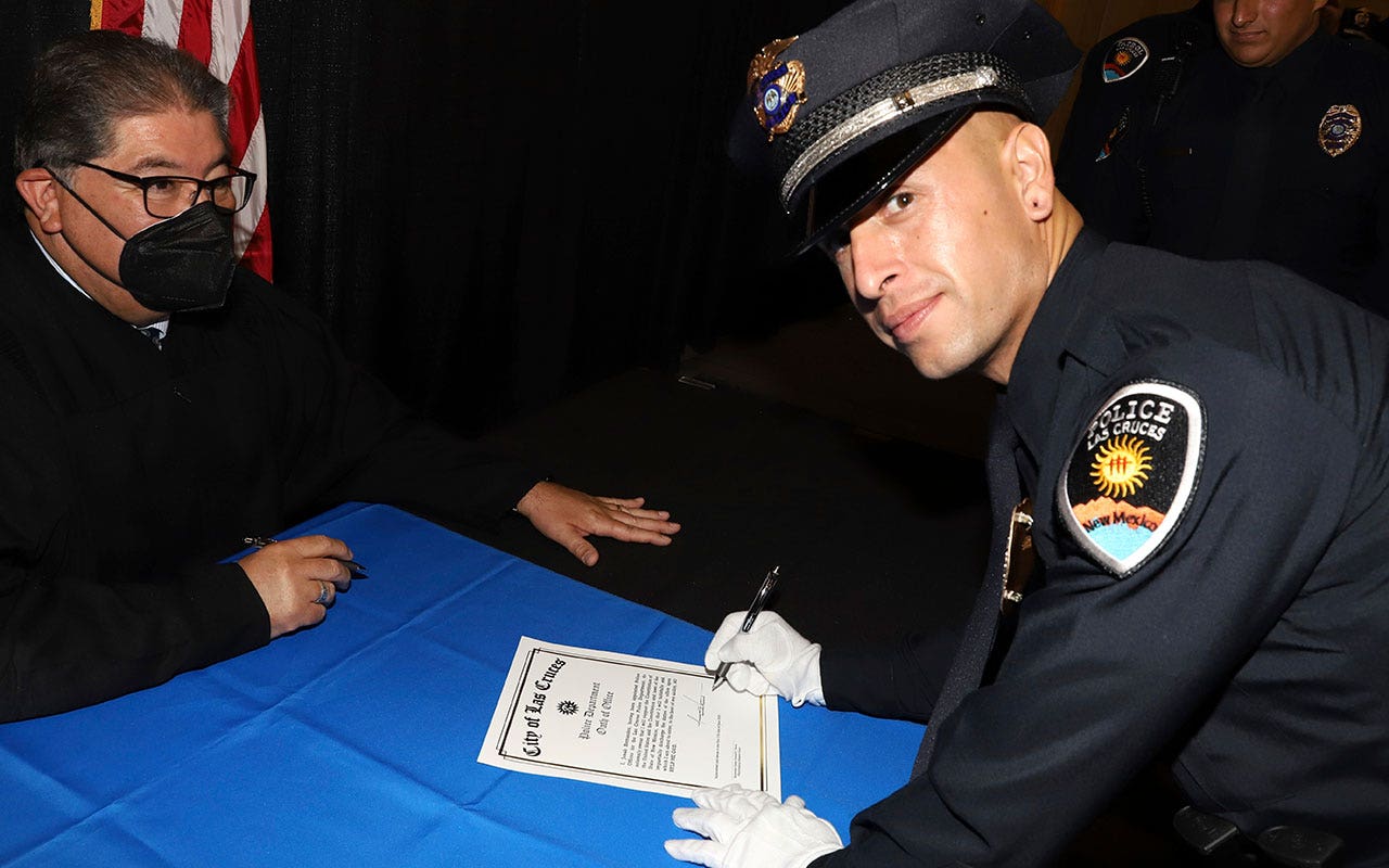 New Mexico man who fatally stabbed officer had extensive criminal record, police say