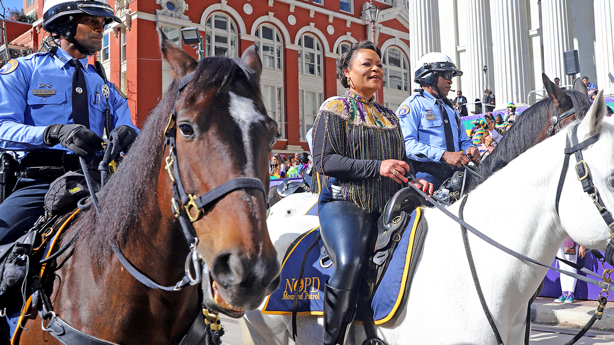 New Orleans mayor during Mardi Gras