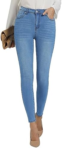 GRAPENT Skinny Jeans for Women High Waist Stretchy Classic High Rise Slimming Jeggings Denim Trousers Pants