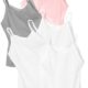 Hanes Girls’ Camisole, 100% Cotton Tagless Cami, Toddler Sizing, Multiple Packs & Colors Available