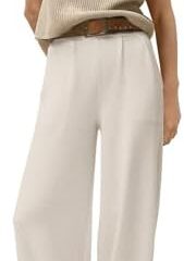 ANRABESS Women’s Two Piece Outfits Sweater Sets Knit Pullover Tops and High Waisted Pants Tracksuit Lounge Sets