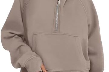 AUTOMET Half Zip Sweatshirts Cropped Hoodies Fleece Womens Quarter Zip Up Pullover Sweaters Fall Outfits 2024 Winter Clothes