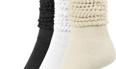 BomKinta Slouch Socks Women Thigh High Boot Socks Soft Scrunch Socks Size 5-11