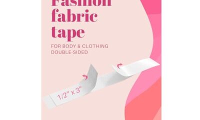 VIVAVA – 100 Strips – Premium Fashion Fabric Tape, Double Sided for Body, Clothing and Accessories – Transparent & Invisible for All Skin Shades – Waterproof, Sweatproof and Skin-Friendly Fabric