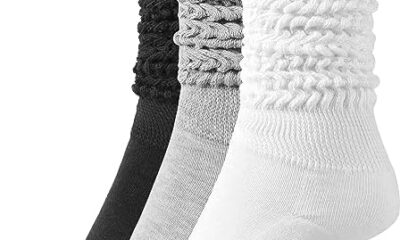 BomKinta Slouch Socks Women Thigh High Boot Socks Soft Scrunch Socks Size 5-11